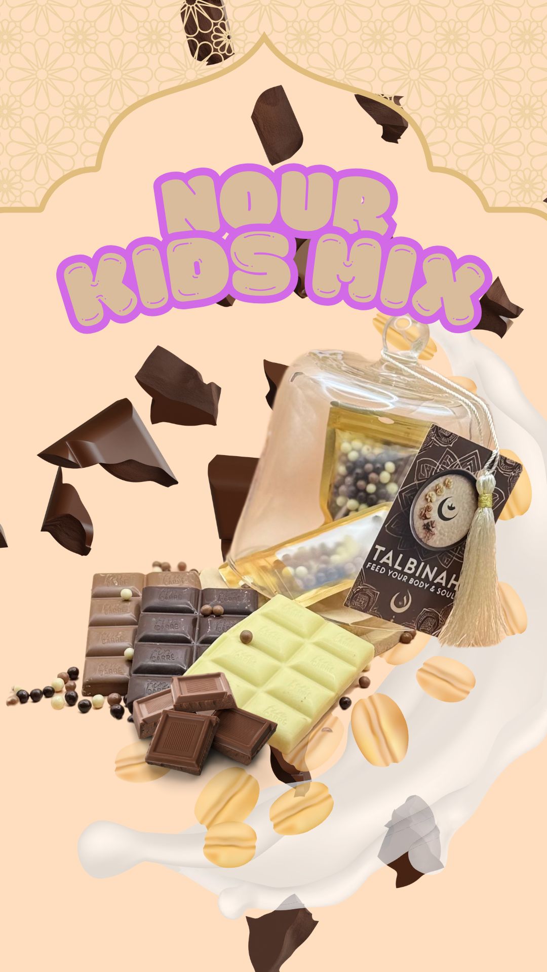 Binnenkort nieuwe verpakking Nour Kids Mix 100 gram